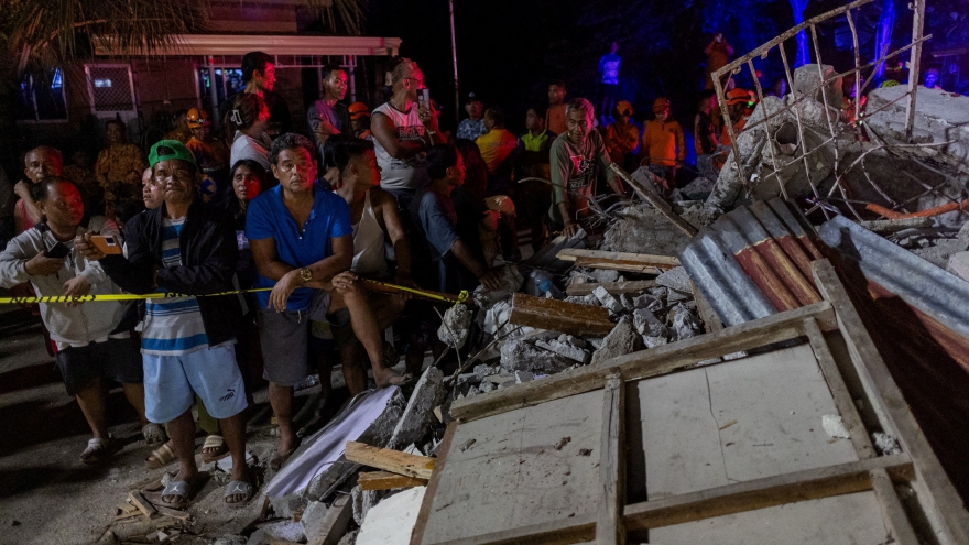 Số người thiệt mạng vì động đất ở Philippines tăng lên 72